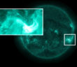 The Shredding of a Solar Filament failed solar eruption