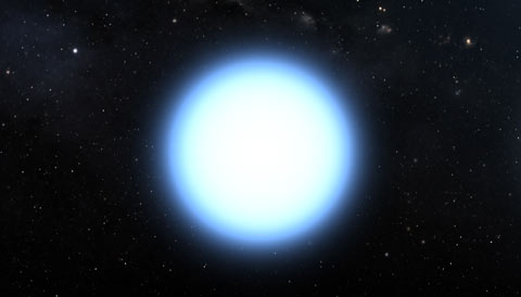 is a typical white dwarf