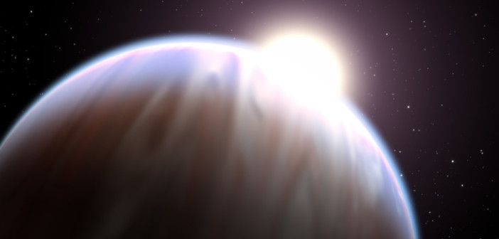 exoplanet around hot star