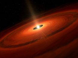 planet forming in disk