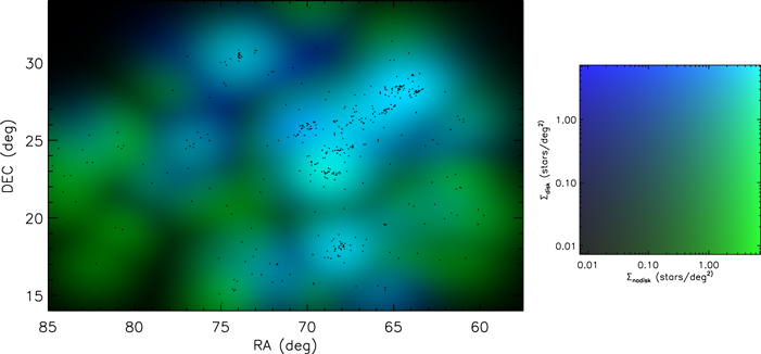 Taurus stars as disk fraction
