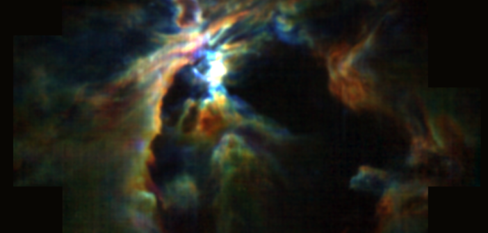 a bubble in the Orion Nebula