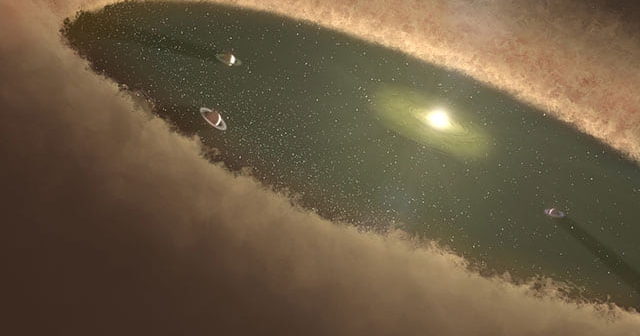 young planetary system