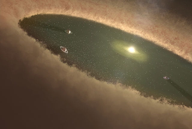 young planetary system
