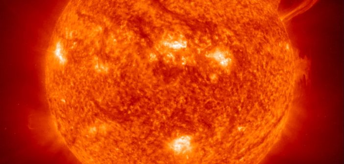SOHO image of solar chromosphere