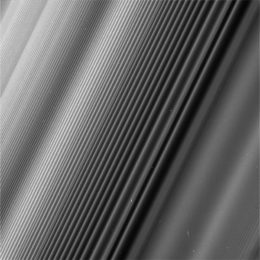 Close-up of Saturn's rings