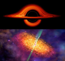 black hole disk comparison