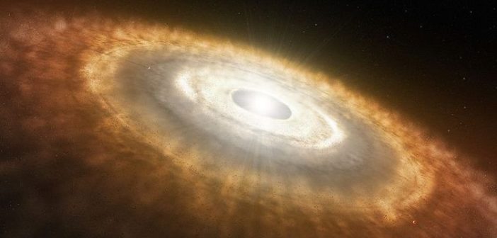 protoplanetary disk illustration
