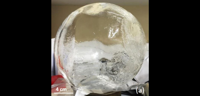 hollow ice sphere