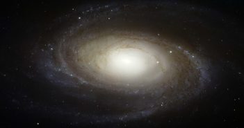 Hubble photo of a large grand design spiral galaxy.