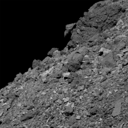 asteroid Bennu surface