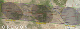 Path of the 2017 total solar eclipse