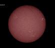 False-color image of the Sun