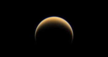 the hazy crescent of Titan