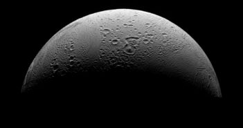photograph of Saturn's moon Enceladus