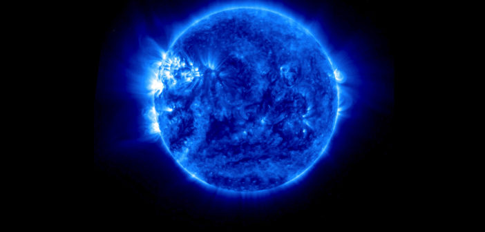 extreme ultraviolet photograph of the Sun