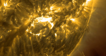 image of the sun's surface