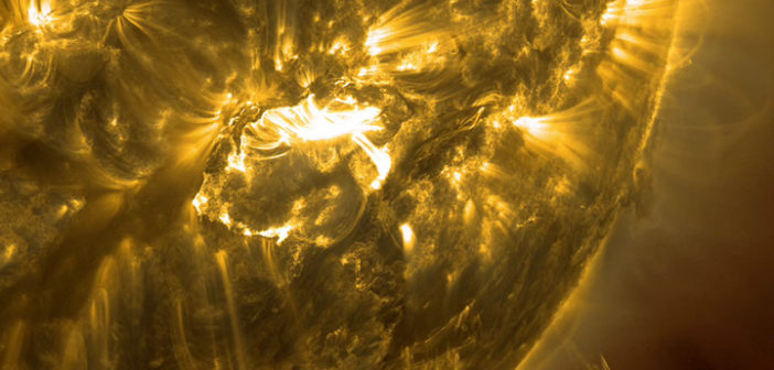 image of the sun's surface