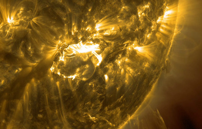 image of the sun's surface