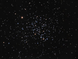 photograph of an open star cluster