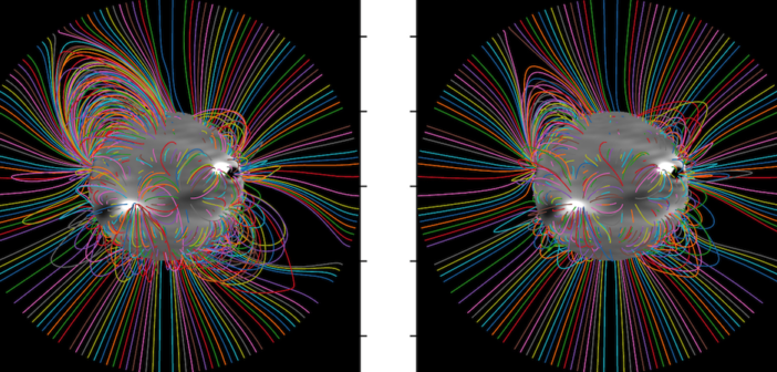 simulations of the Sun's magnetic fields