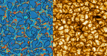 comparison of solar granules and the solar magnetic field