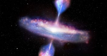 illustration of a quasar