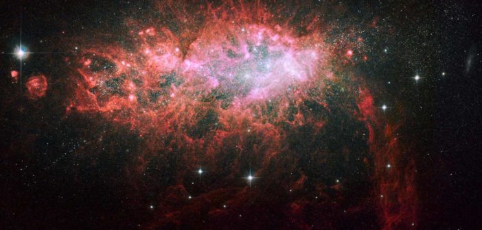 hubble space telescope image of the core of Starburst Galaxy NGC 1569