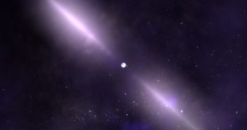 artist's impression of a pulsar