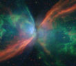 representative-color hubble image of a planetary nebula