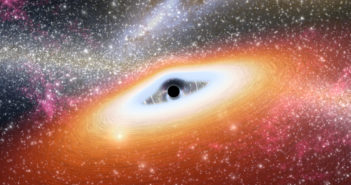 illustration of a black hole