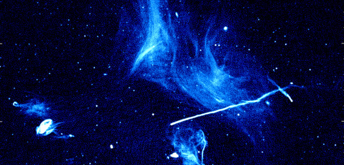 high-resolution radio image of abell 2256