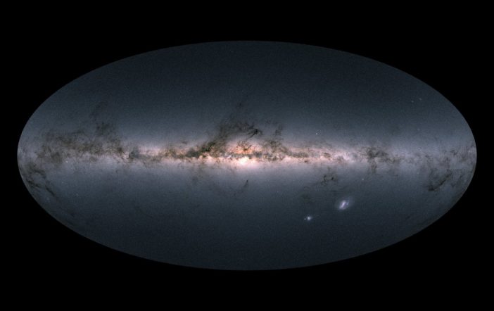 projection of the milky way