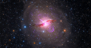 Jumping Through Hoops: A New Way to Explore the Black Hole–Galaxy Connection composite image of the active galaxy Centaurus A