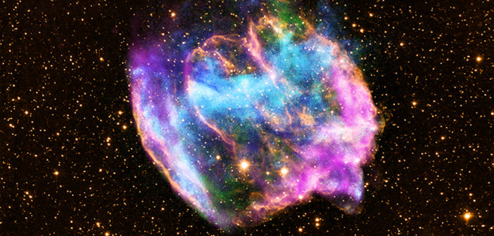 representative-color composite image of supernova remnant W49B