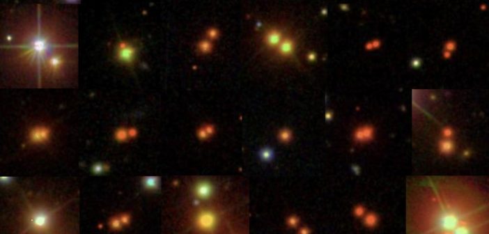 Collage of binary star systems