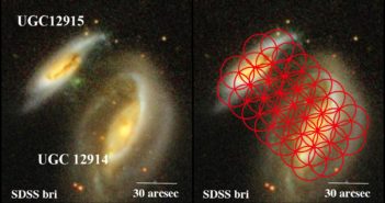 representative-color optical image of the taffy galaxies