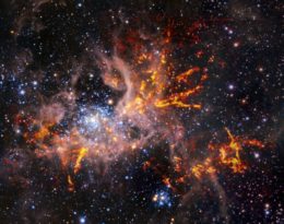 composite image of the star-forming region 30 Doradus
