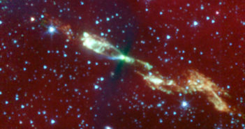 spitzer space telescope infrared image of L1157