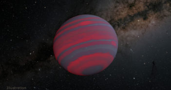 Illustration of a brown dwarf