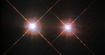 Hubble Space Telescope image of Alpha Centauri A and B