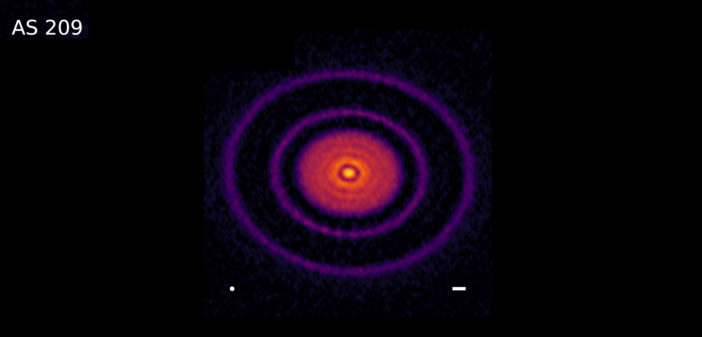 1.25 mm continuum image of the protoplanetary disk AS 209