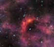 artist's impression of galaxies during the epoch of reionization