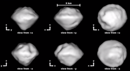 model of the asteroid Phaethon's shape