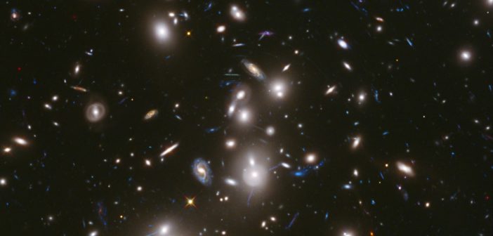 Hubble Space Telescope image of galaxy cluster Abell 2744