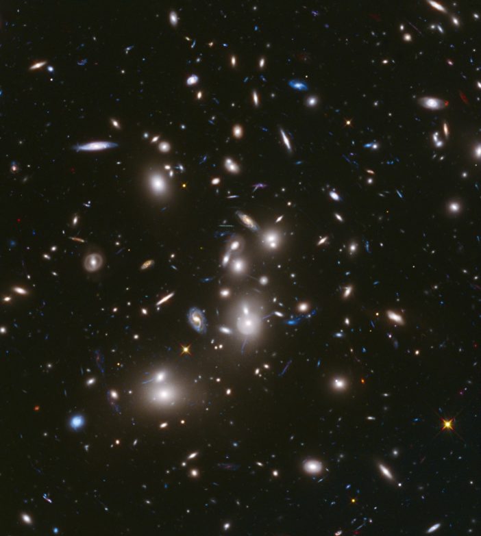 Hubble Space Telescope image of galaxy cluster Abell 2744