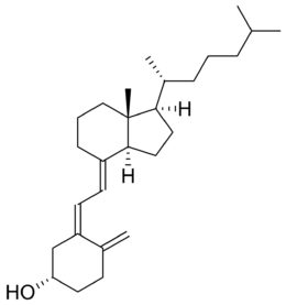 chemical structure of cholecalciferol