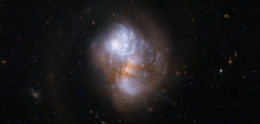 visible-light image of the interacting galaxies VV 114