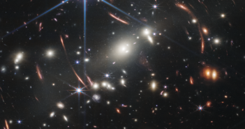 JWST image of a galaxy cluster