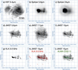 multiwavelength views of VV 114 from several different ground- and space-based telescopes